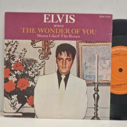 ELVIS PRESLEY The Wonder of You Mama Liked the Roses RCA 2709 7" Single