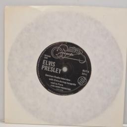 ELVIS PRESLEY German Radio Interview BUT 6 7" FLEXI Single