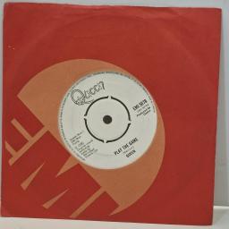 QUEEN Play the Game A Human Body EMI 5076 7" Single