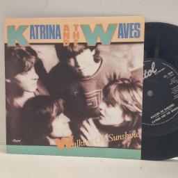 KATRINA AND THE WAVES Walking on Sunshine CL 354 7" Single
