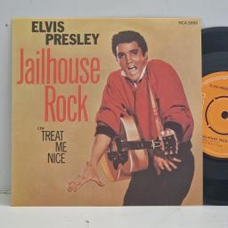ELVIS PRESLEY Jailhouse Rock Treat Me Nice RCA 2695 7" Single
