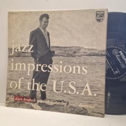 THE DAVE BRUBECK QUARTET Jazz Impressions of the USA B 07243 L 12” LP