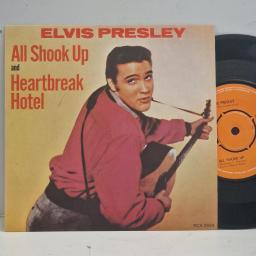 ELVIS PRESLEY All Shook Up Heartbreak Hotel RCA 2694 7" Single