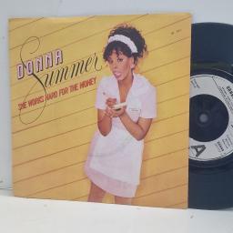 DONNA SUMMER She Works Hard for the Money I Do Believe DONNA 1 7" Single