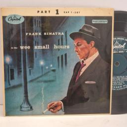 FRANK SINATRA In the Wee Small Hours Part 1 EAP1-581 7” EP