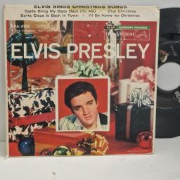 ELVIS PRESLEY Elvis Sings Christmas Songs EPA 4108 7" Single