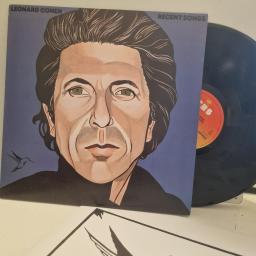 LEONARD COHEN Recent Songs CBS 86097 12” LP