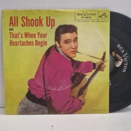 ELVIS PRESLEY All Shook Up That’s When Your Heartaches Begin 47-6870 7" Single