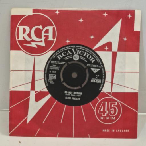 ELVIS PRESLEY Blue River Do Not Disturb RCA 1504 7" Single