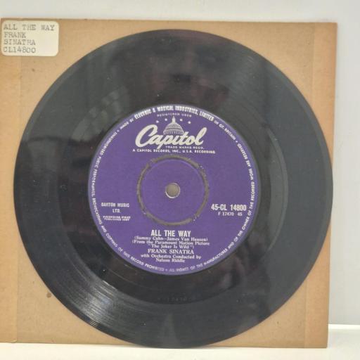 FRANK SINATRA All the Way Chicago 14800 7" Single