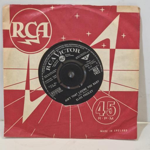 ELVIS PRESLEY Ain’t That Loving You Baby Ask Me RCA 1422 7" Single