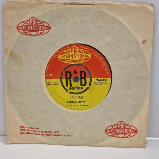 CHUCK BERRY Let it Rock Memphis Tennessee 7N 25218 7" Single