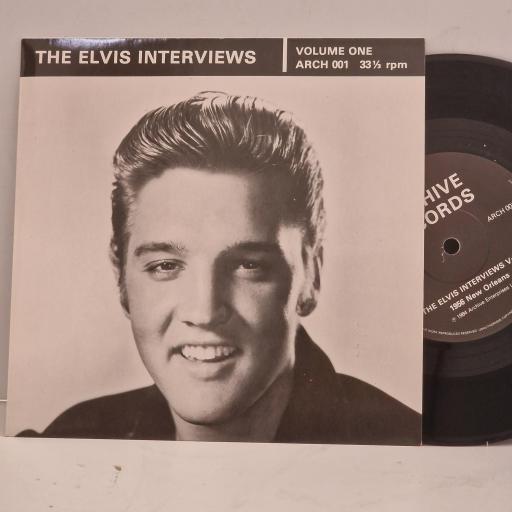 ELVIS PRESLEY The Elvis Interviews Vol 1 ARCH 001 7" Single