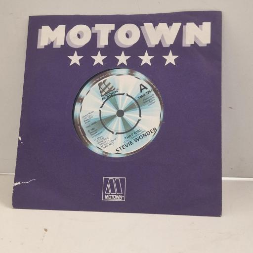 STEVIE WONDER That Girl All I Do TMG 1254 7" Single
