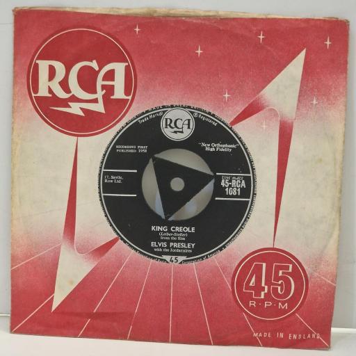 ELVIS PRESLEY King Creole Dixieland Rock RCA 1081 7" Single