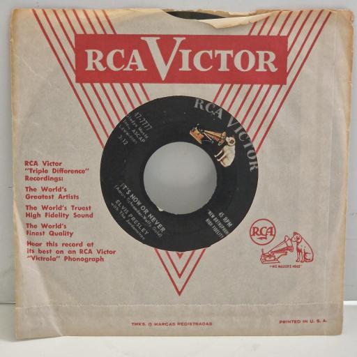 ELVIS PRESLEY A Mess of Blues It’s Now or Never 47-7777 7" Single