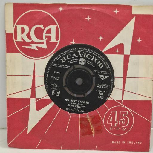 ELVIS PRESLEY Big Boss Man You Don’t Know Me RCA 1642 7" Single