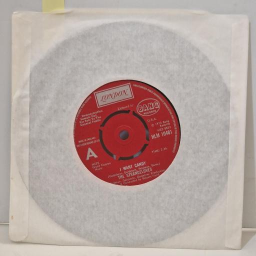 THE STRANGELOVES Cara-Lin I Want Candy HLM 10481 7" Single