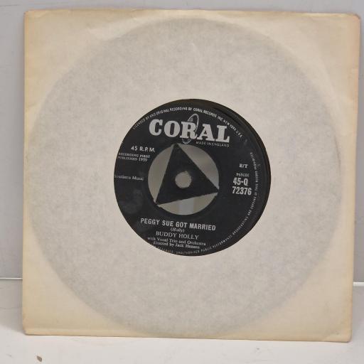 BUDDY HOLLY Peggy Sue Got Married Crying, Waiting, Hoping 72376 7" Single