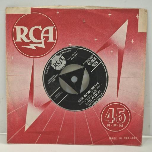 ELVIS PRESLEY Hard Headed Woman Don’t Ask Me Why RCA 1070 7" Single