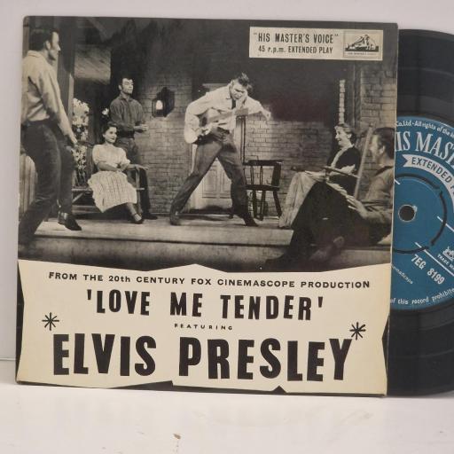 ELVIS PRESLEY Love Me Tender Soundtrack 7EG 8199 7” EP