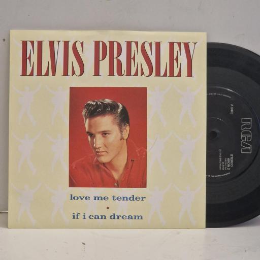 ELVIS PRESLEY Love Me Tender If I Can Dream ARON 2 7" Single