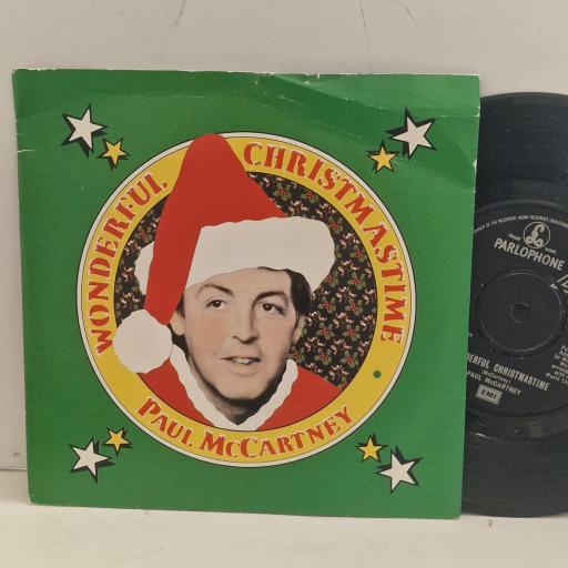 PAUL MCCARTNEY Wonderful Christmastime Rudolph the Red-Nosed Reggae R 6029 7" Single