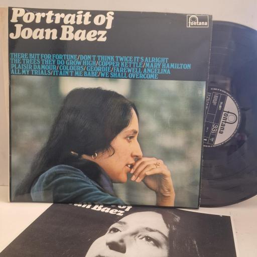 JOAN BAEZ Portrait of Joan Baez TFL 6077 12” LP