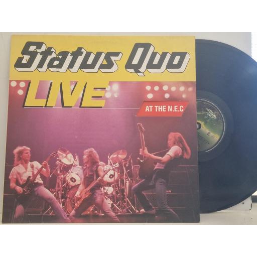 STATUS QUO Live at the NEC 818 947-1 12” LP