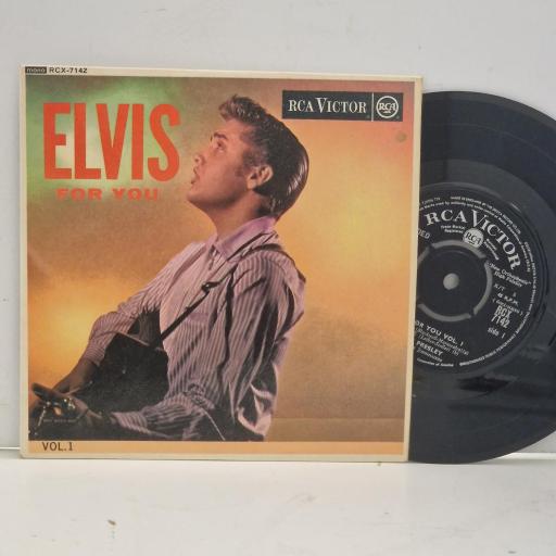 ELVIS PRESLEY For You Vol 1 RCX 7142 7” EP