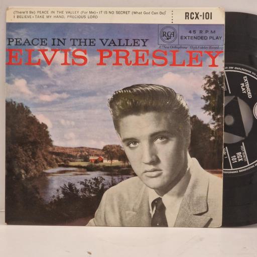 ELVIS PRESLEY Peace in the Valley RCX 101 7” EP