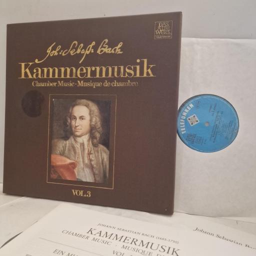 BACH Kammermusik Chamber Music VOL3 6.35 350-01-1 12” 2x LP Box Set