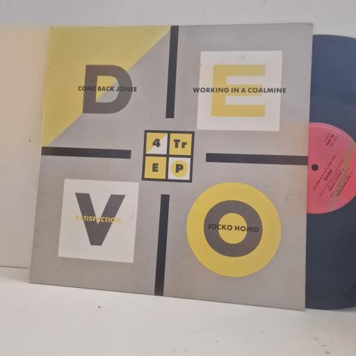 DEVO 4 Track EP VS 594-12 12", EP, Compilation, 45 RPM