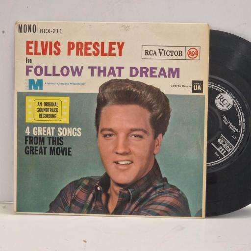 ELVIS PRESLEY Follow That Dream Soundtrack RCX 211 7” EP