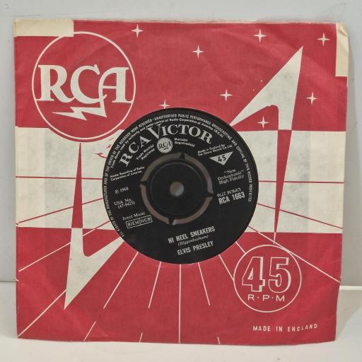 ELVIS PRESLEY Hi Heel Sneakers Guitar Man RCA 1663 7" Single