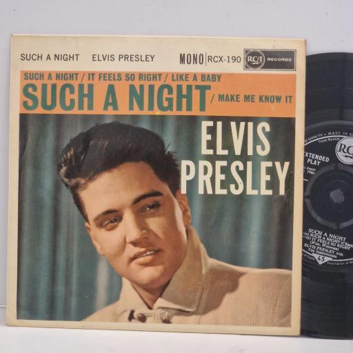ELVIS PRESLEY Such a Night RCX 190 7” EP