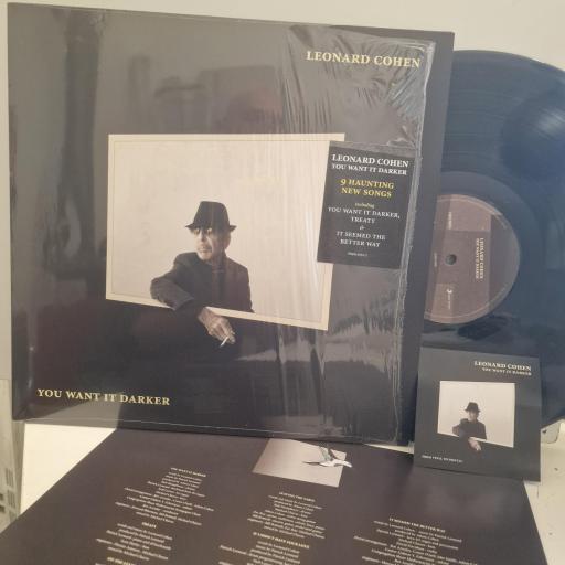 LEONARD COHEN You Want it Darker 88985365071 12” LP