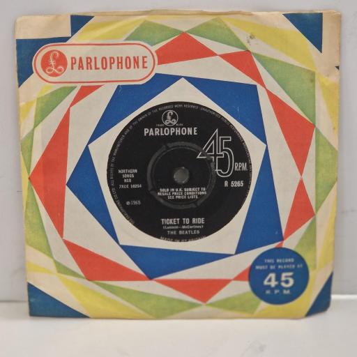 THE BEATLES Ticket to Ride Yes It Is R 5265 7" Single