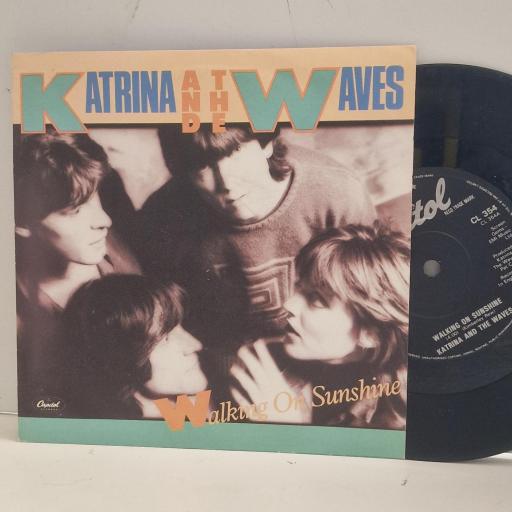 KATRINA AND THE WAVES Walking on Sunshine CL 354 7" Single