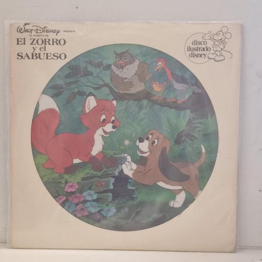 DISNEY El Zorro y el Sabueso Soundtrack 3106M 12” LP LIMITED EDITION PICTURE DISC.