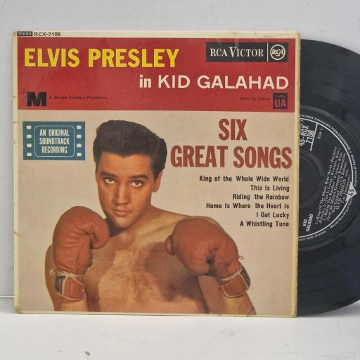 ELVIS PRESLEY Kid Galahad Soundtrack RCX 7106 7” EP
