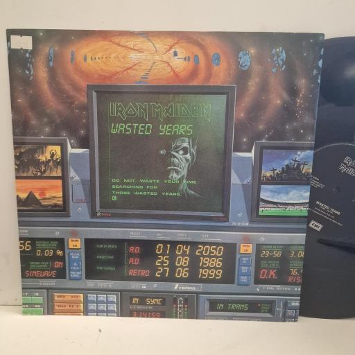 IRON MAIDEN Wasted Years 12EMI 5583 12” SINGLE