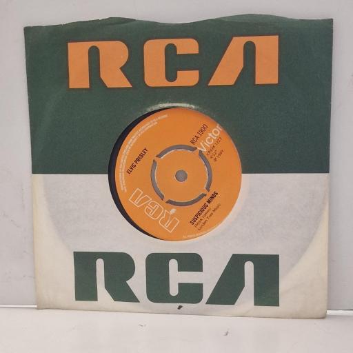 ELVIS PRESLEY Suspicious Minds You’ll Think of Me RCA 1900 7" Single