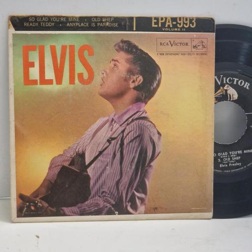 ELVIS PRESLEY Elvis Volume 2 EPA-993 7" Single