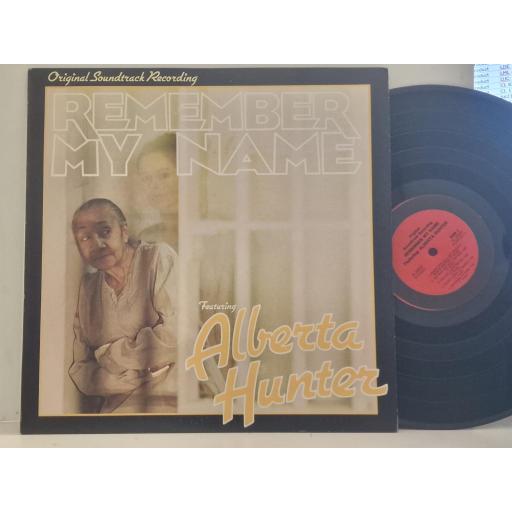 ALBERTA HUNTER Remember My Name Soundtrack JS 35553 12” LP