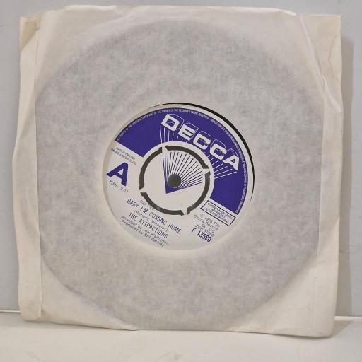 THE ATTRACTIONS It’s A Crime Baby I’m Coming Home F 13580 7" Single