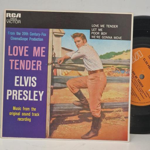 ELVIS PRESLEY Love Me Tender Soundtrack RCA 20016 7" Single