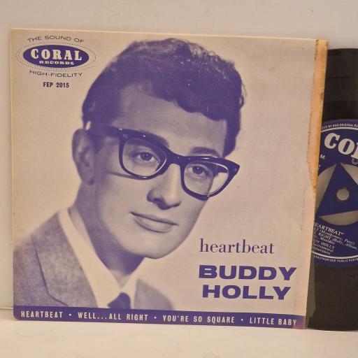 BUDDY HOLLY Heartbeat FEP 2015 7” EP