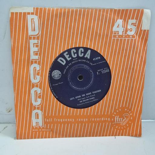 THE ROLLING STONES Let’s Spend the Night Together Ruby Tuesday F 12546 7" Single