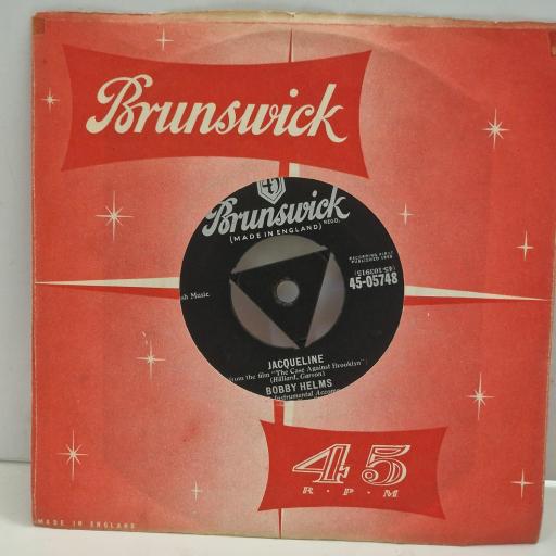BOBBY HELMS Jacqueline Living in the Shadow of the Past 45-05748 7" Single